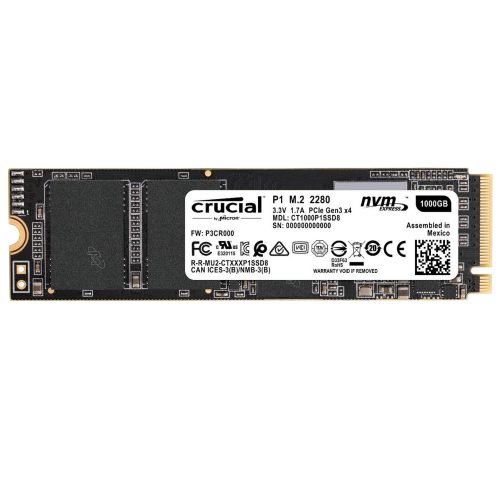 Crucial P1 / P5 3D NAND NVMe PCIe M.2 SSD